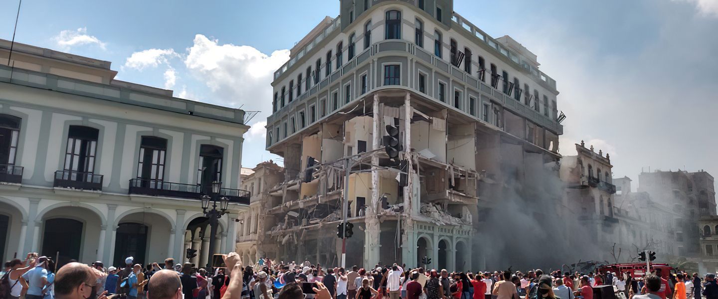 В самом известном отеле Гаваны Saratoga прогремел мощный взрыв