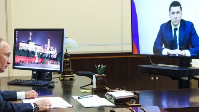 Путин сделал замечание губернатору Алиханову из-за неуместности ссылки на спецоперацию