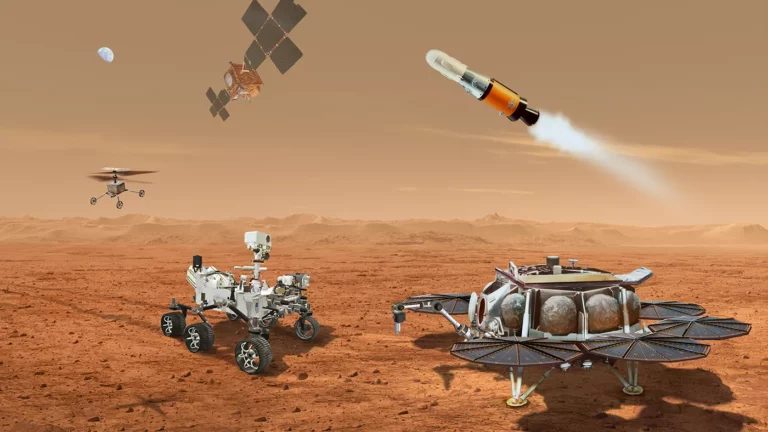 В NASA решили использовать марсианские вертолеты в миссии по доставке грунта с планеты на Землю