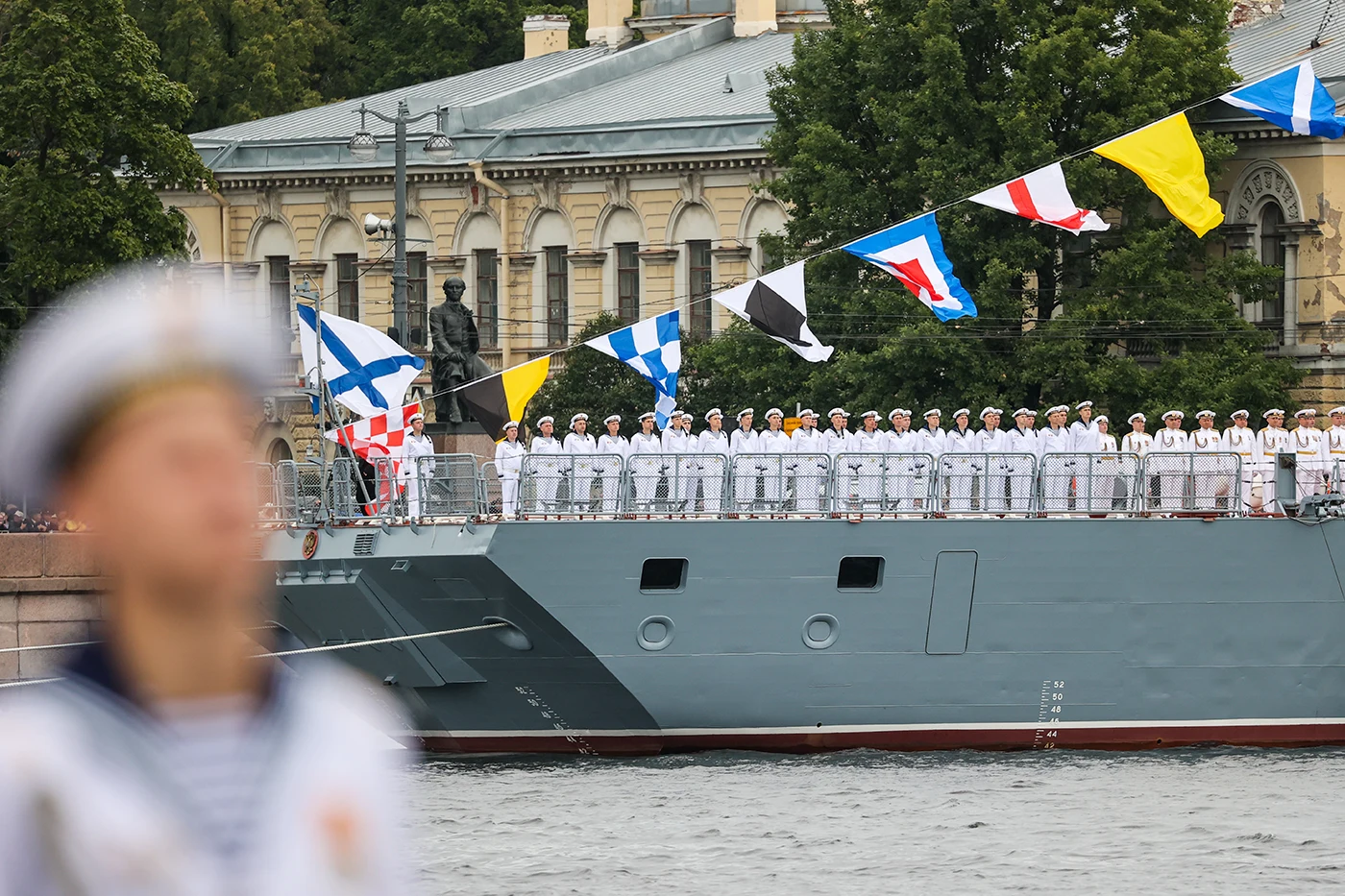 Парад ВМФ Петр Великий 31 июля 2022