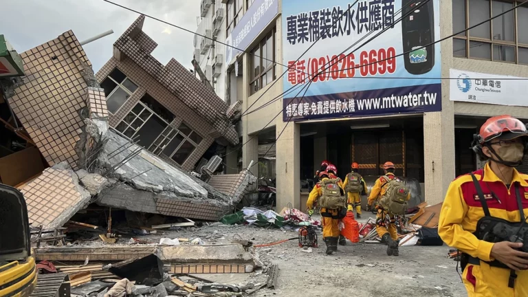 На Тайване произошло сильное землетрясение магнитудой почти 7 баллов