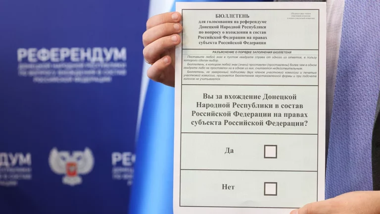 На подконтрольных российской армии территориях Украины начались референдумы