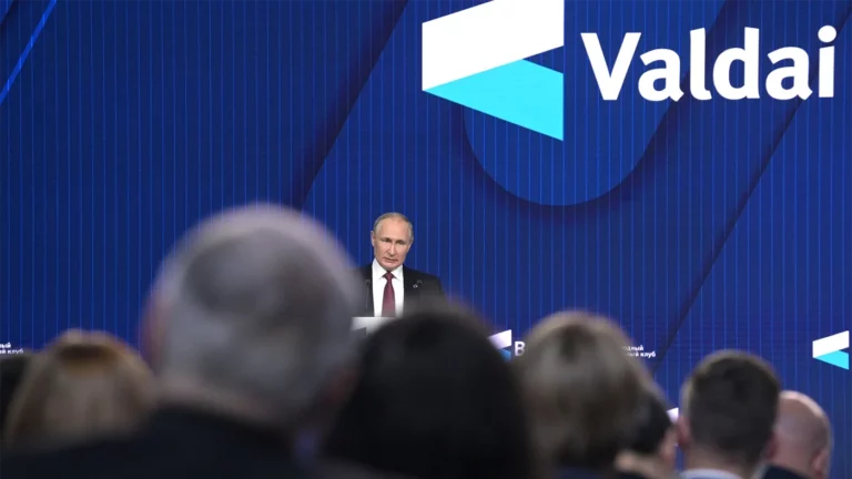 Песков: речь Путина на «Валдае» войдет в «золотую десятку» его выступлений