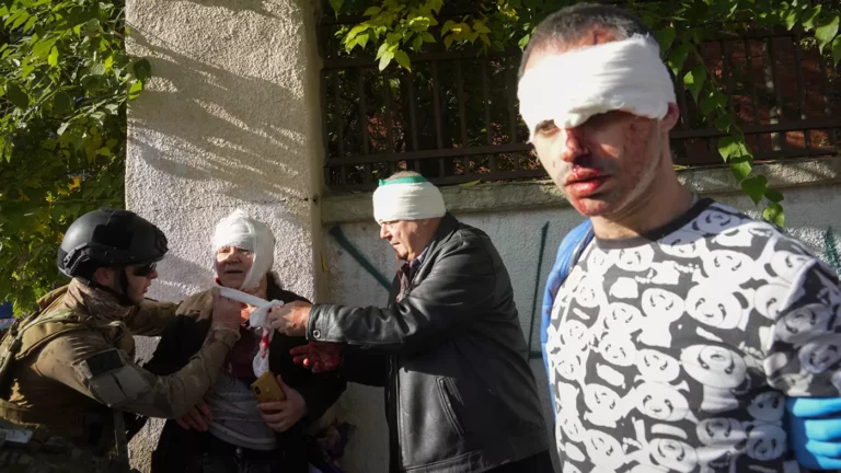 В результате обстрела Киева есть погибшие и раненые