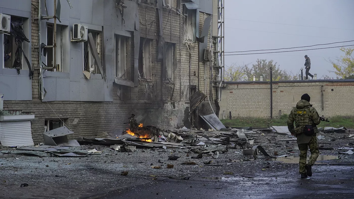 У здания телекомпании в Мелитополе взорвался автомобиль