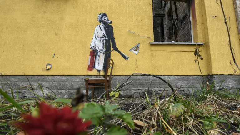 Похитителю граффити Бэнкси в Гостомеле грозит 12 лет лишения свободы