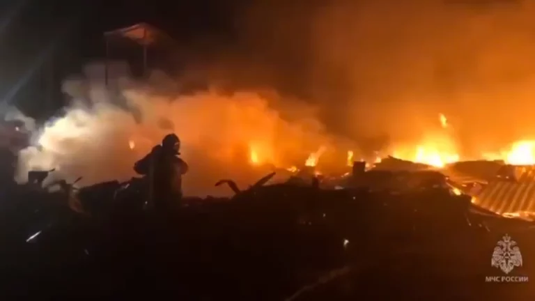 В Севастополе сгорел строительный модуль. Погибли не менее пяти человек