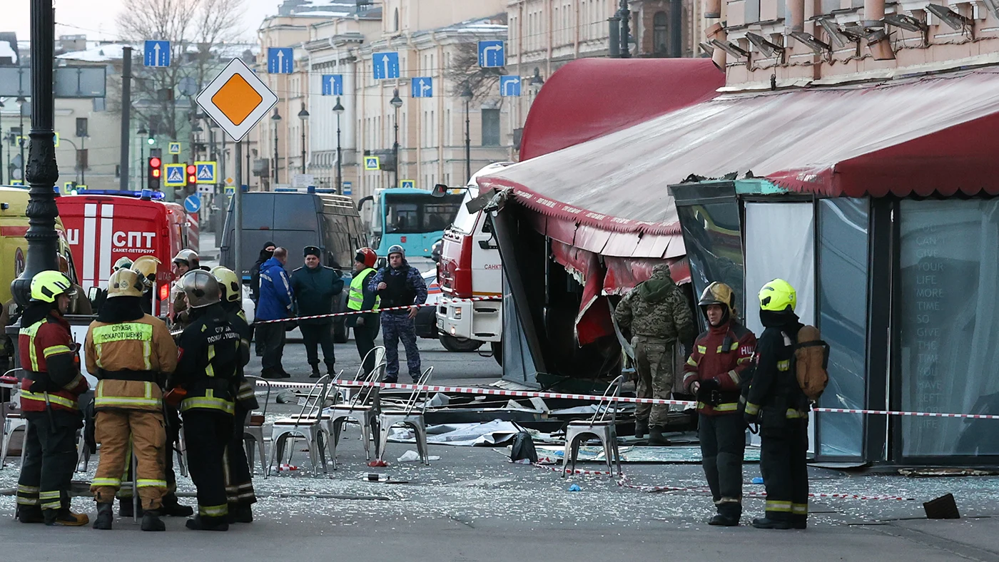 В петербургском кафе прогремел взрыв. Там проходил вечер военкора Татарского