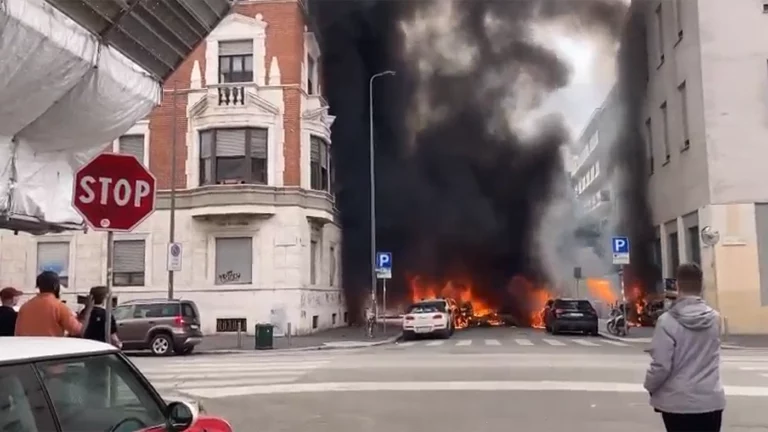 В центре Милана прогремел взрыв