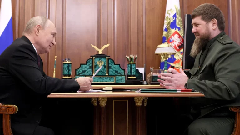 Путин встретился с Кадыровым в Кремле