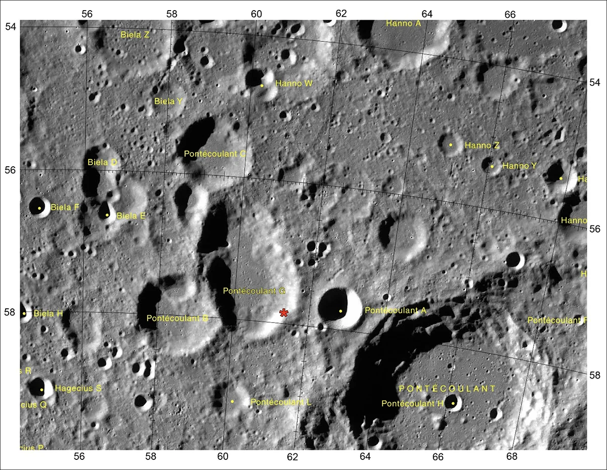 Ученые РАН: размер кратера от «Луны-25» оказался близок к расчетному