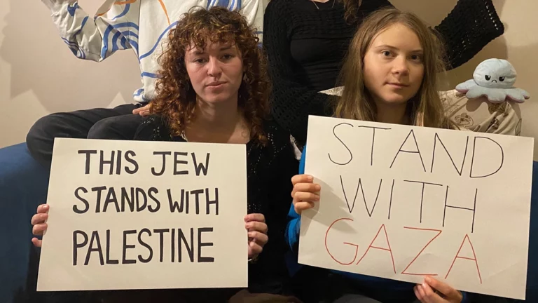 Грета Тунберг высказалась в поддержку Палестины и сектора Газа