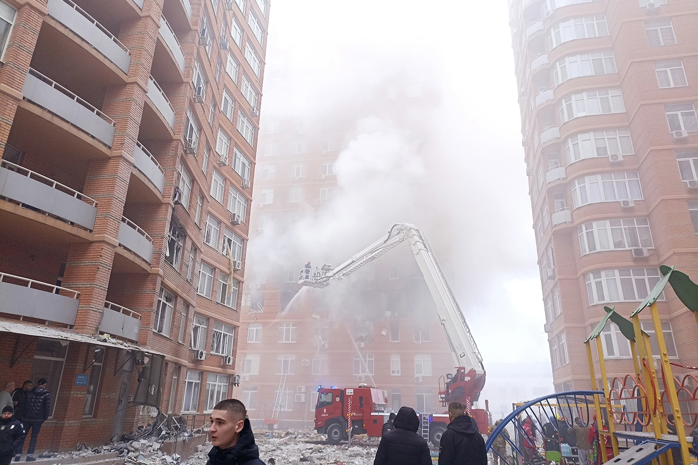 Разрушения в Одессе. Фото дня