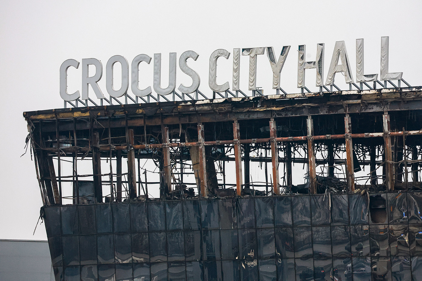Как выглядит «Крокус Сити Холл» после теракта
