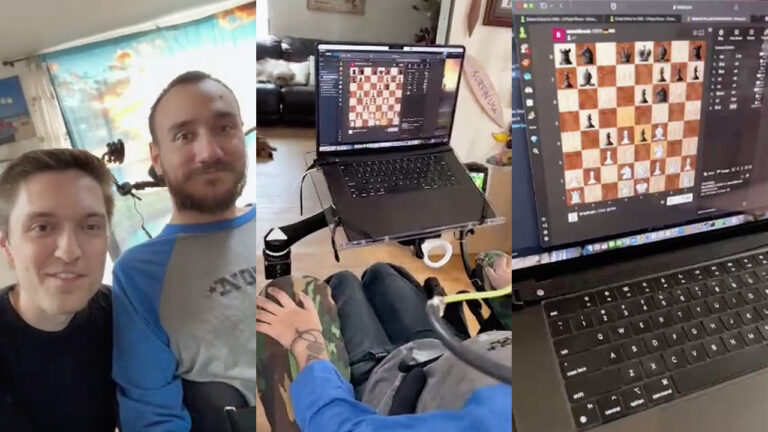 Парализованный мужчина с вживленным чипом Neuralink научился играть в шахматы