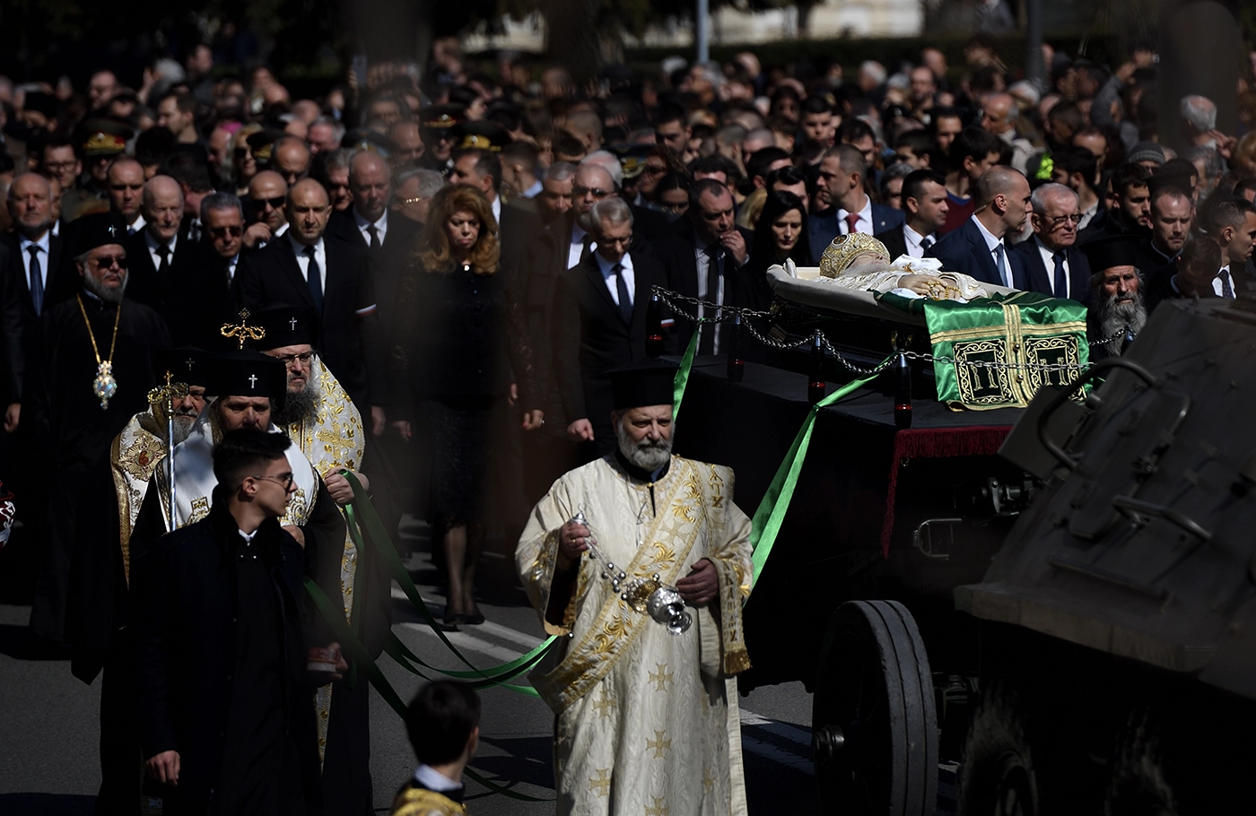 Похороны патриарха Болгарской православной церкви Неофита в Софии. Фото дня