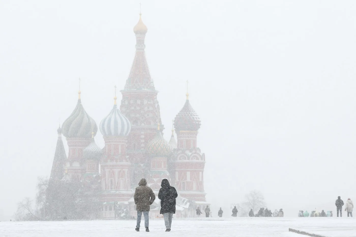На Московский регион обрушился снежный циклон «Зион». Фотогалерея