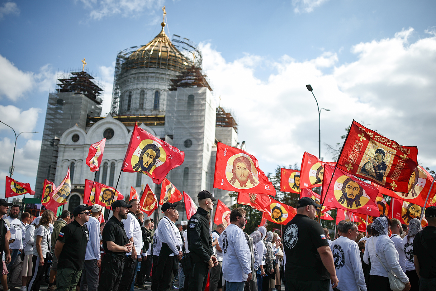 Празднование Собора Московских святых в Москве в фотографиях