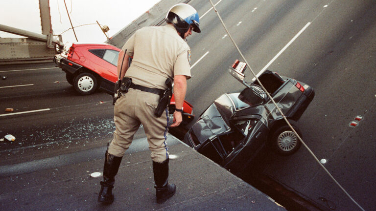 Последствия землетрясения в Калифорнии в 1989 г.