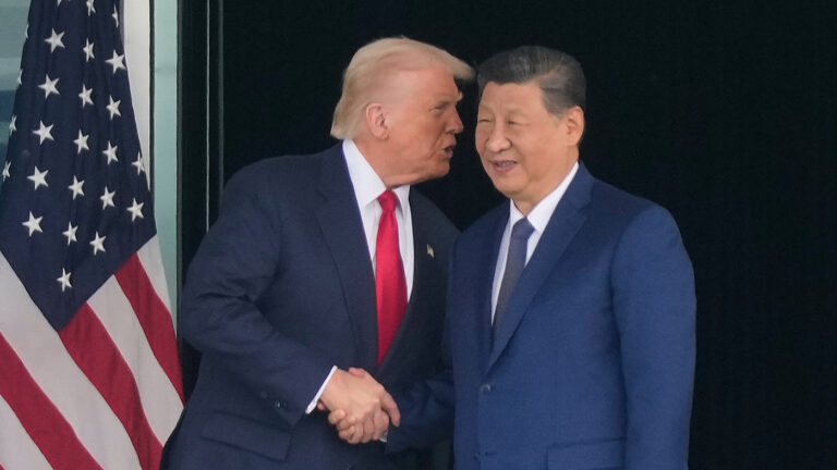 Дональд Трам и Си Цзиньпин