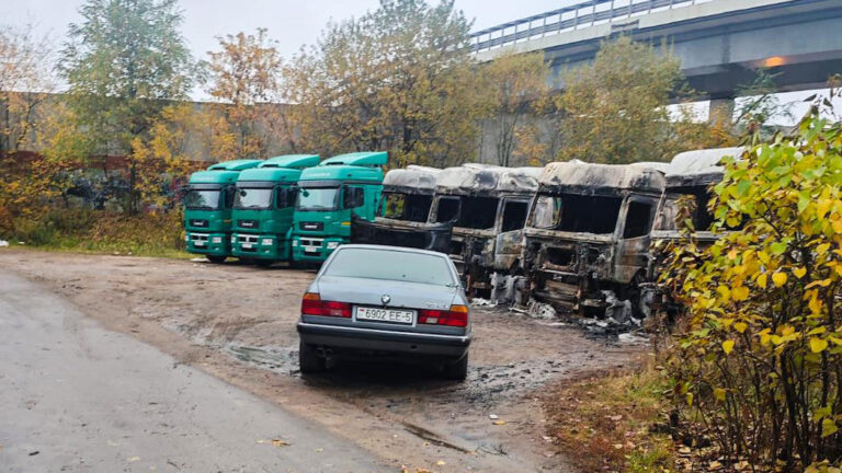 Цыганский автопарк сожгли в Подмосковье
