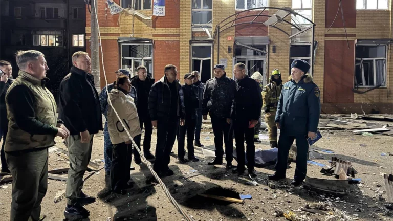 Губернатор Ростовской области показал последствия атаки беспилотников