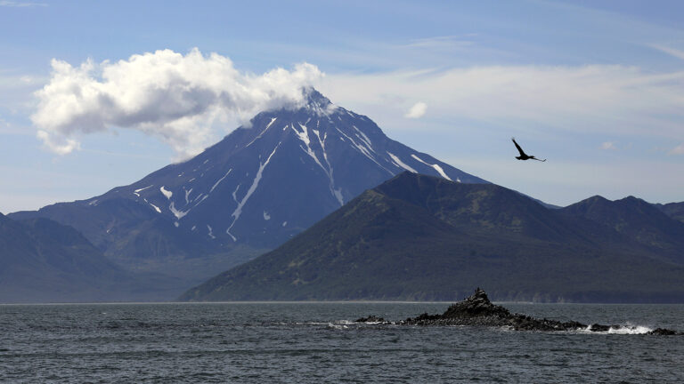 Вид на Вилючинский вулкан