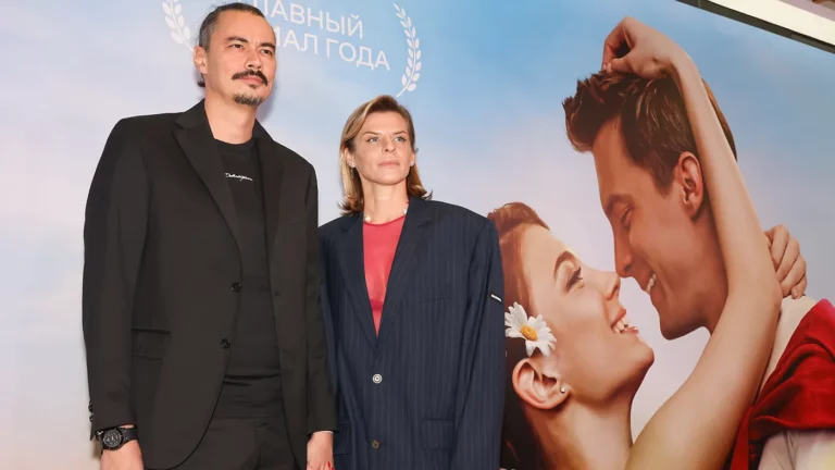 Режиссеры Жора Крыжовников и Ольга Долматовская на премьере своего сериала «Москва слезам не верит»