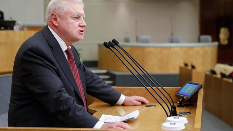 Руководитель фракции «Справедливая Россия» Сергей Миронов