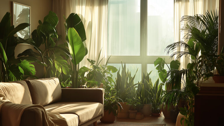 Домашние растения, которые могут влиять на качество воздуха
